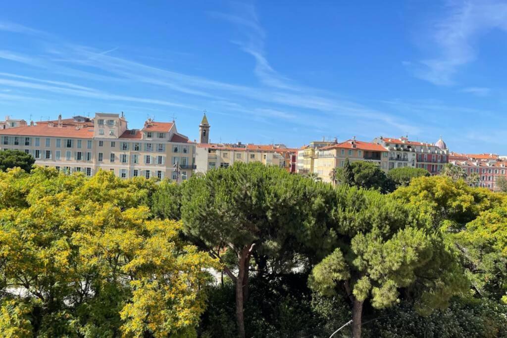 Spacious 3 Bedroom Flat Nice Center - Magnificent View-Parking Exterior photo