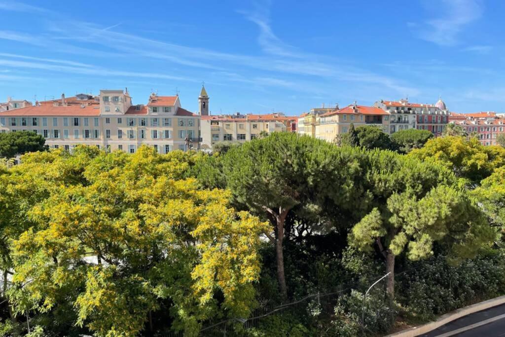 Spacious 3 Bedroom Flat Nice Center - Magnificent View-Parking Exterior photo
