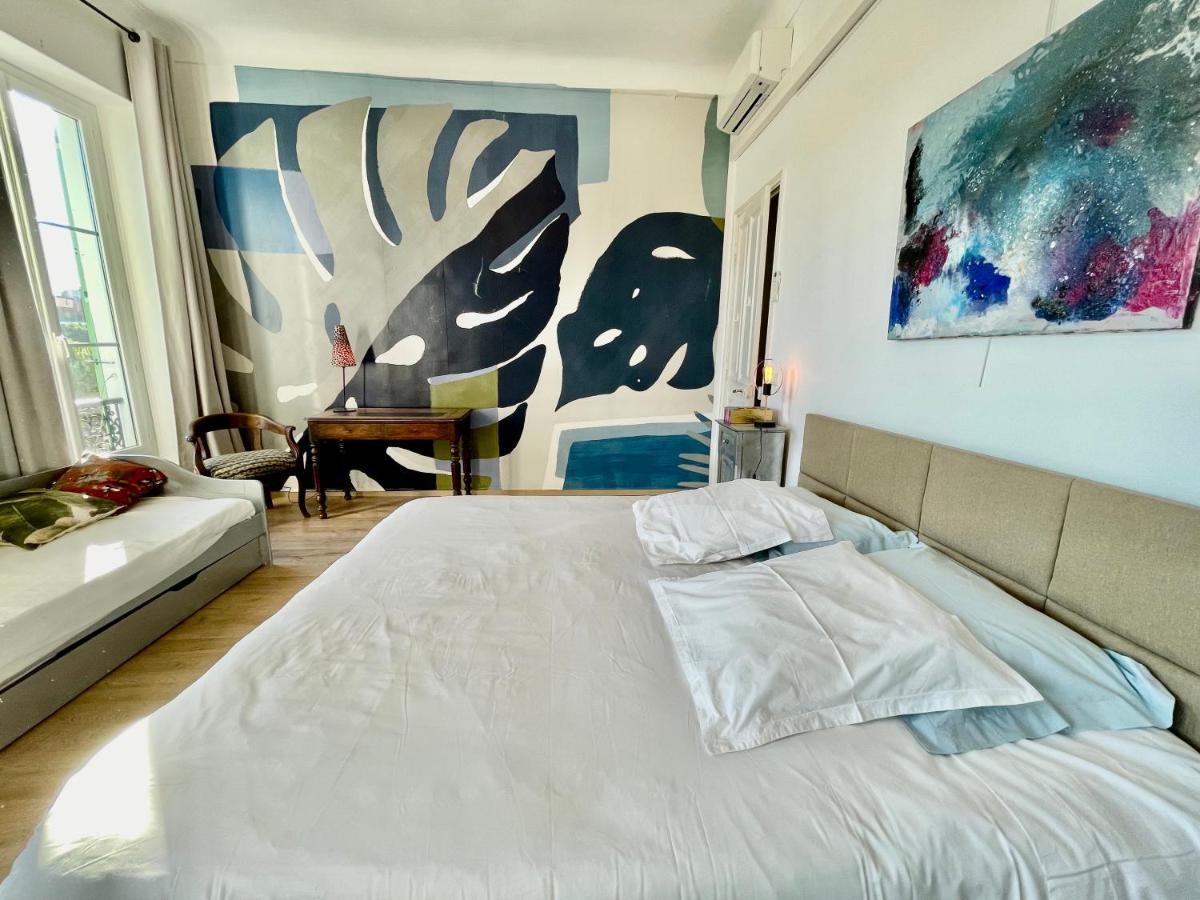 Spacious 3 Bedroom Flat Nice Center - Magnificent View-Parking Exterior photo
