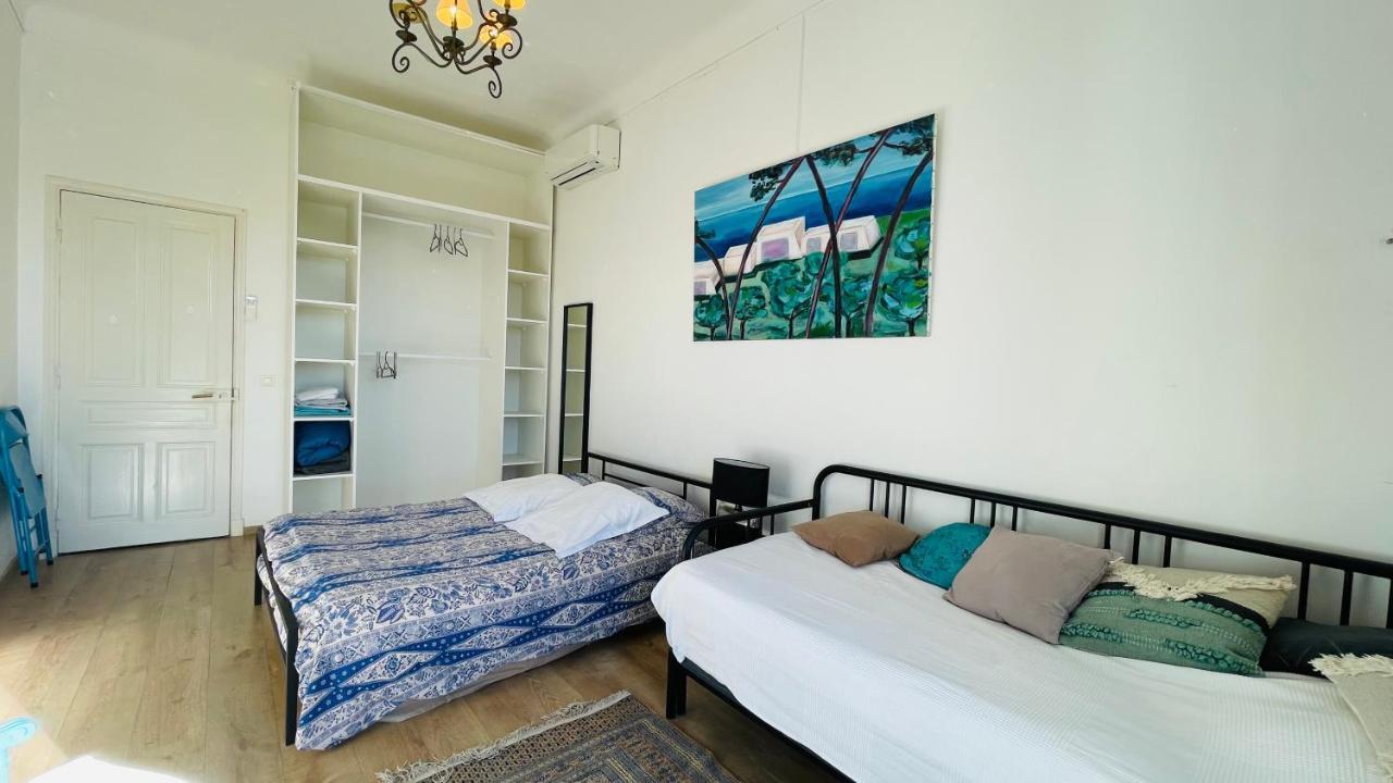 Spacious 3 Bedroom Flat Nice Center - Magnificent View-Parking Exterior photo